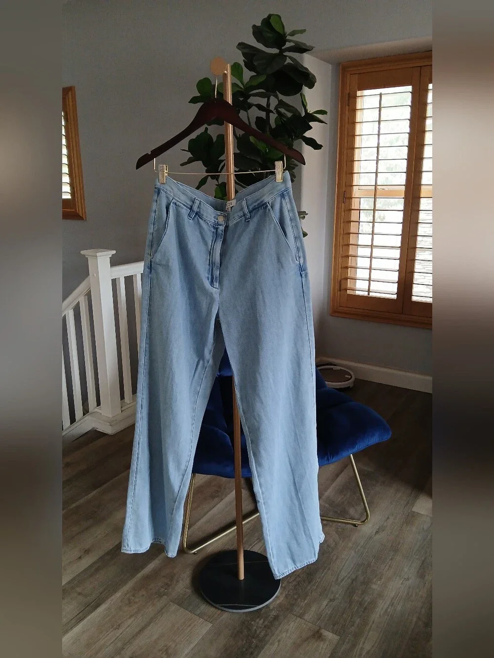 NWT COS Straight-Leg Denim Trousers. Size 12